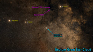 A picture of the Great Scutum Star Cloud.